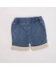 Set 2pc Body & Shorts Ecru Denim