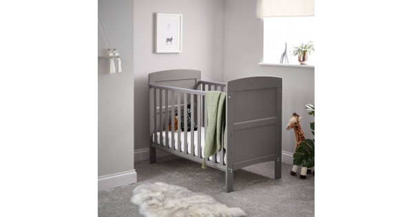 Obaby Cot Grace Mini Taupe Grey Mum n Me Baby Shop Malta