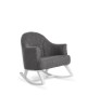 Obaby Rocking Chair Roundback - White with Grey