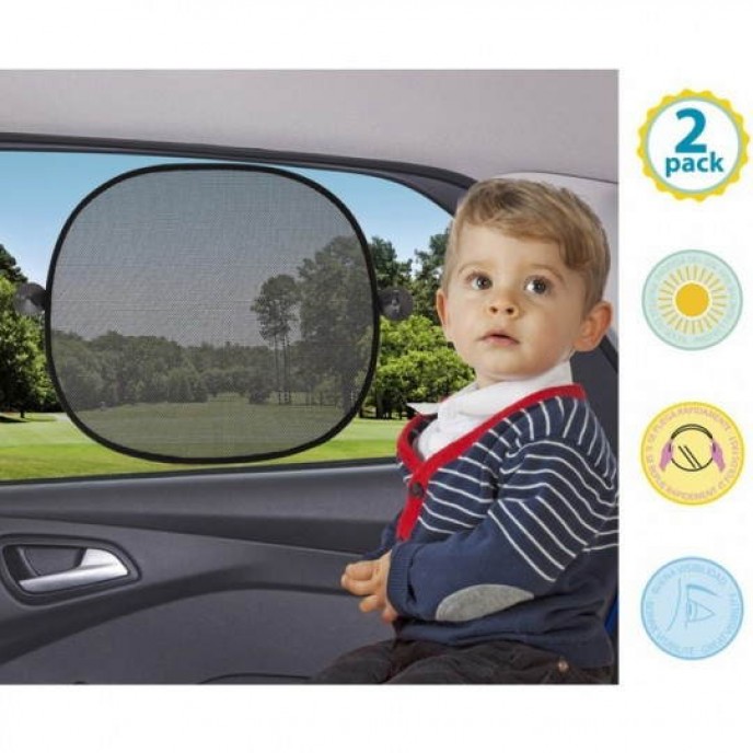 Kiokids Sunshade Black 2pk