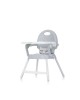 Chipolino Highchair 3 in 1 Bonbon Glacier Grey