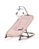 Chipolino Bouncer Rocker Velvet Wood and Rose