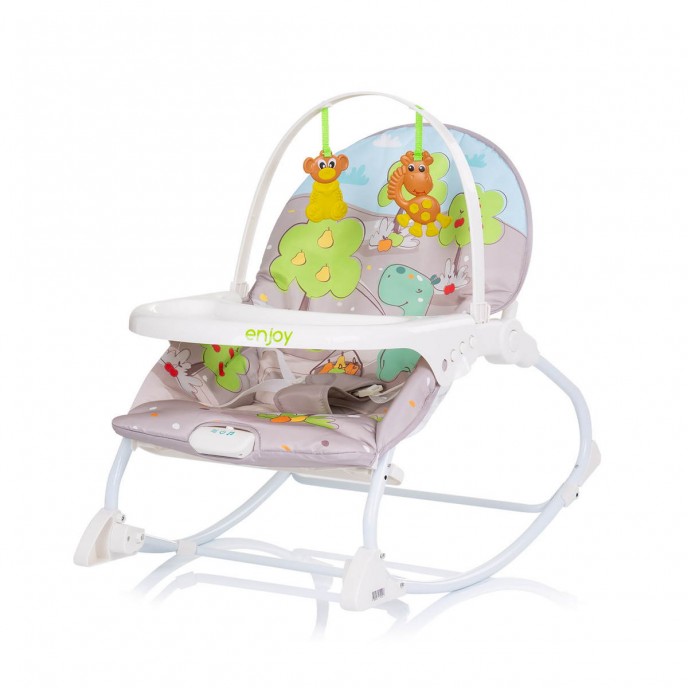 Chipolino Infant to Toddler Rocker Enjoy Beige Dino