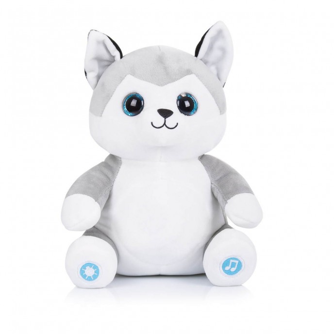 Chipolino Plush Night Light with Music Huskey