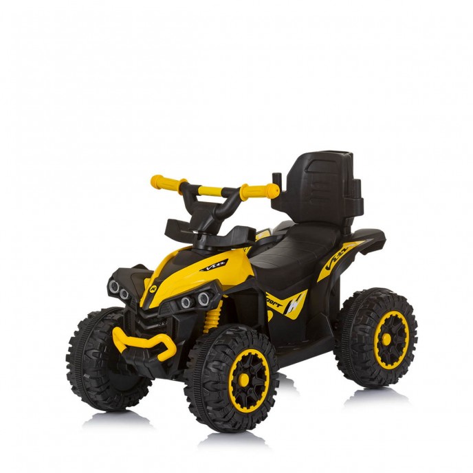 Chipolino Ride on Car with Canopy ATV Yellow