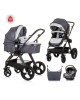 Chipolino Travel System Havana Silver Grey