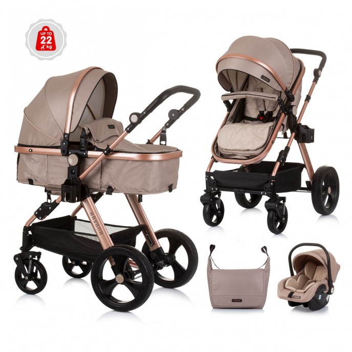 Chipolino Travel System Havana Golden Beige