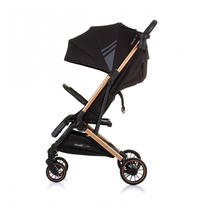 Chipolino Stroller Pixie Obsidian Gold