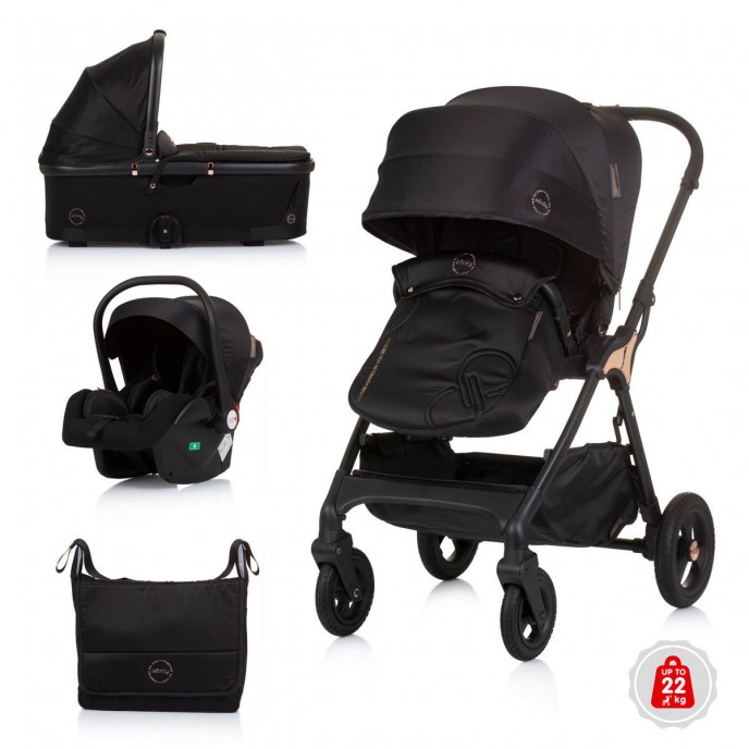 Chipolino Travel System Infinity Obsidian