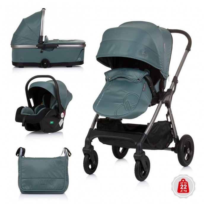 Chipolino Travel System Infinity Pastel Green