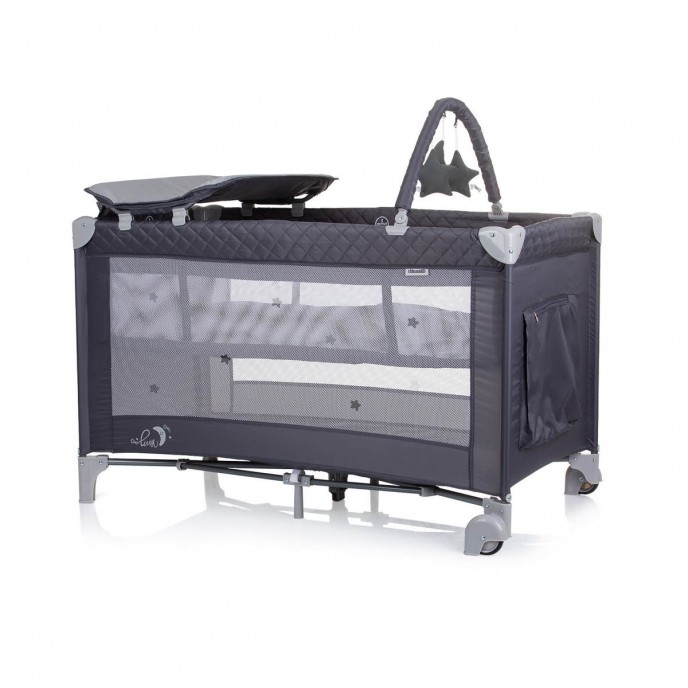 Chipolino Travel Cot Luna Granite