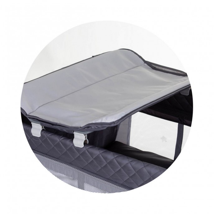 Chipolino Travel Cot Luna Granite