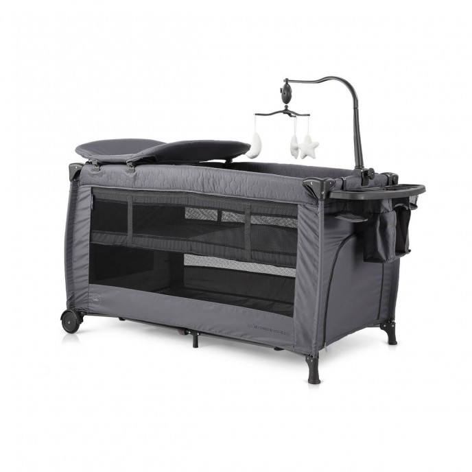 Chipolino Travel Cot Bella Granite