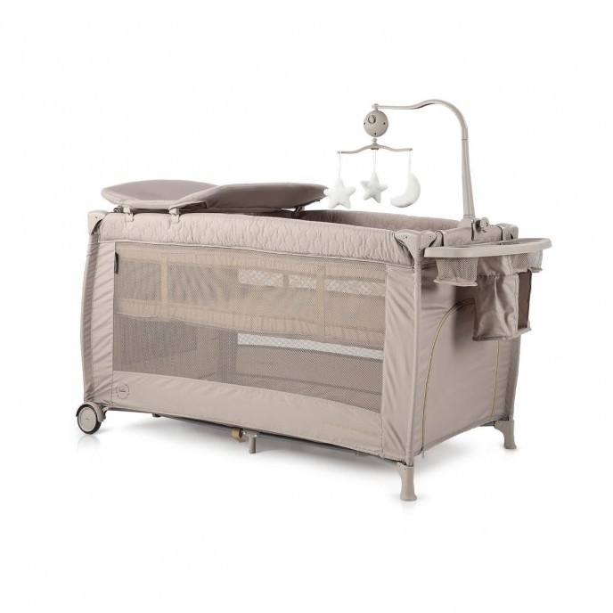 Chipolino Travel Cot Bella Macadamia