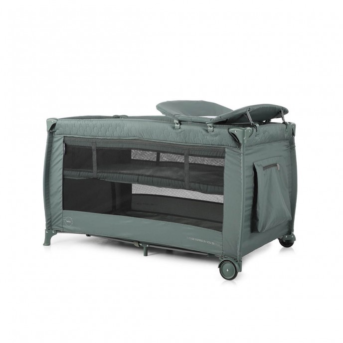 Chipolino Travel Cot Bella Pastel Green