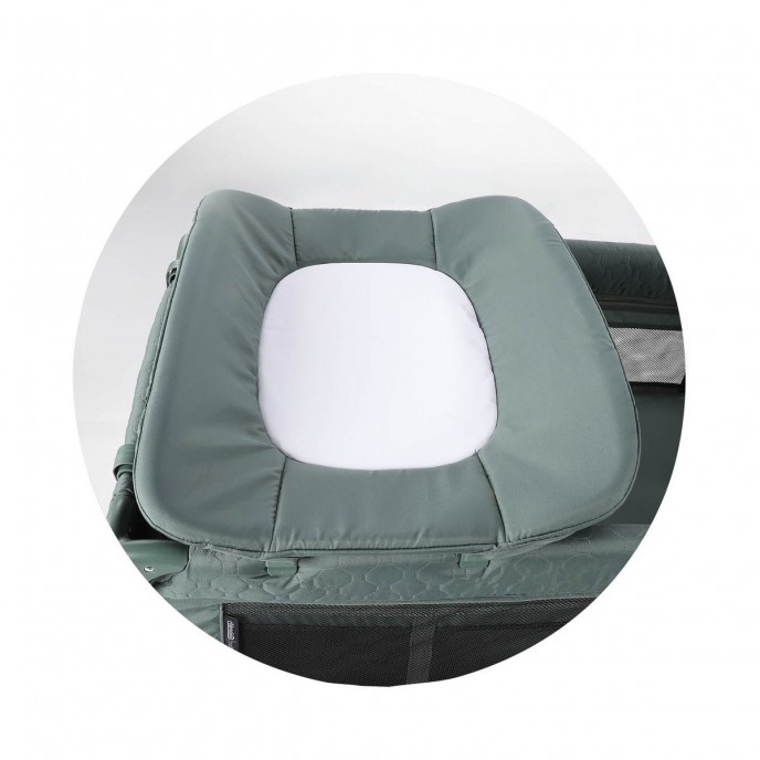 Chipolino Travel Cot Bella Pastel Green