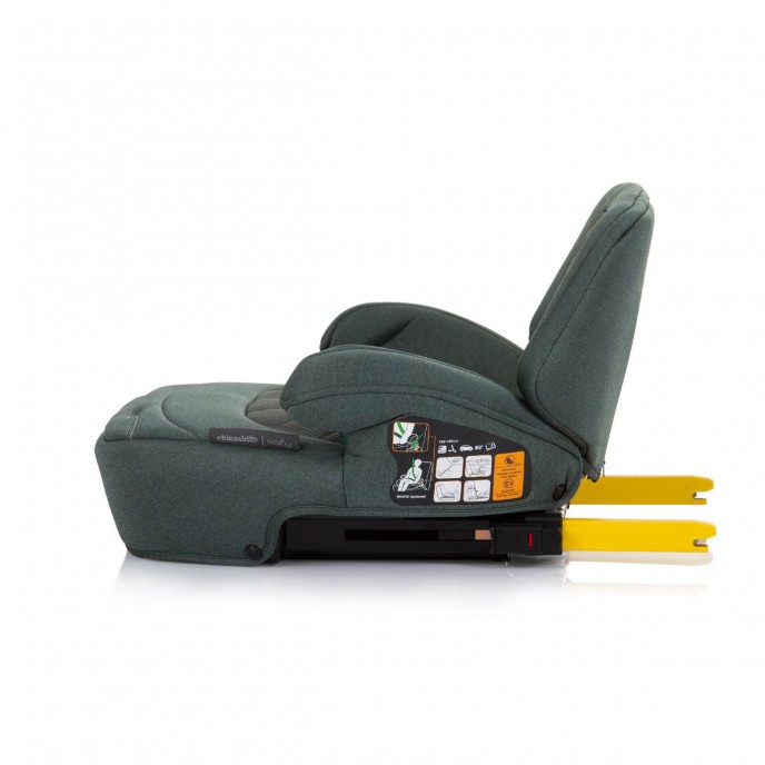 Chipolino Booster I-Size ISOfix Safy Pastel Green (125-150cm)