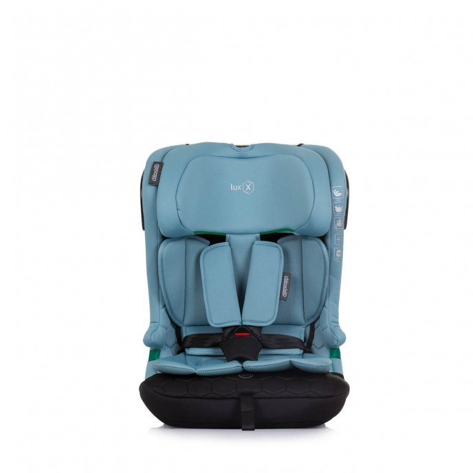 Chipolino Carseat I-Size ISOfix Lux X Pastel Blue Green (76-150cm)