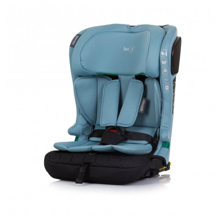 Chipolino Carseat I-Size ISOfix Lux X Pastel Blue Green (76-150cm)