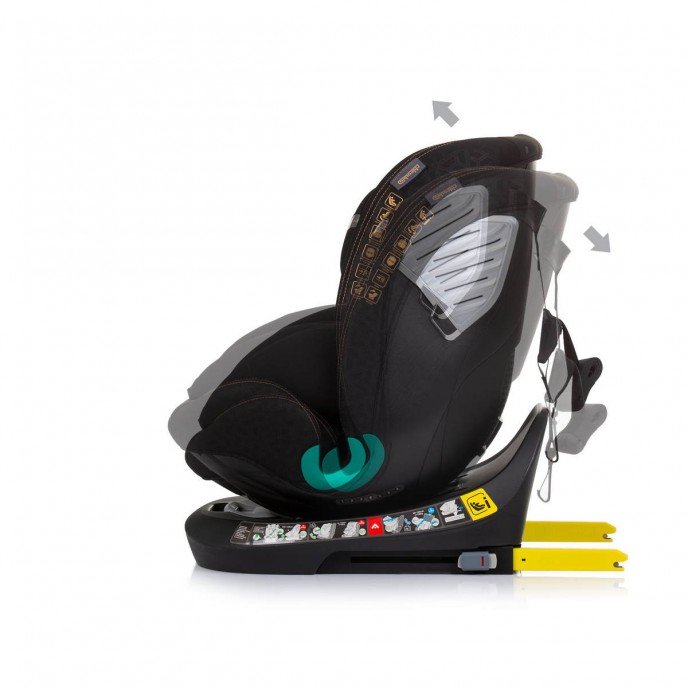 Chipolino Carseat I-Size ISOfix 360 Supreme Obsidian (40-150cm)