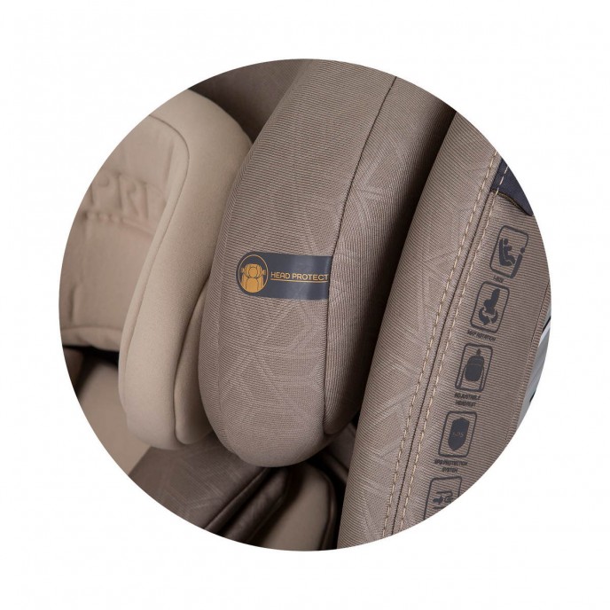 Chipolino Carseat I-Size ISOfix 360 Supreme Macadamia (40-150cm)