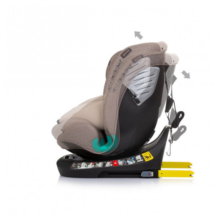 Chipolino Carseat I-Size ISOfix 360 Supreme Macadamia (40-150cm)