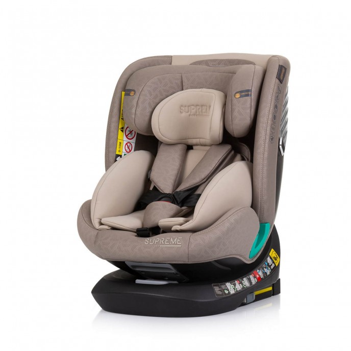 Chipolino Carseat I-Size ISOfix 360 Supreme Macadamia (40-150cm)