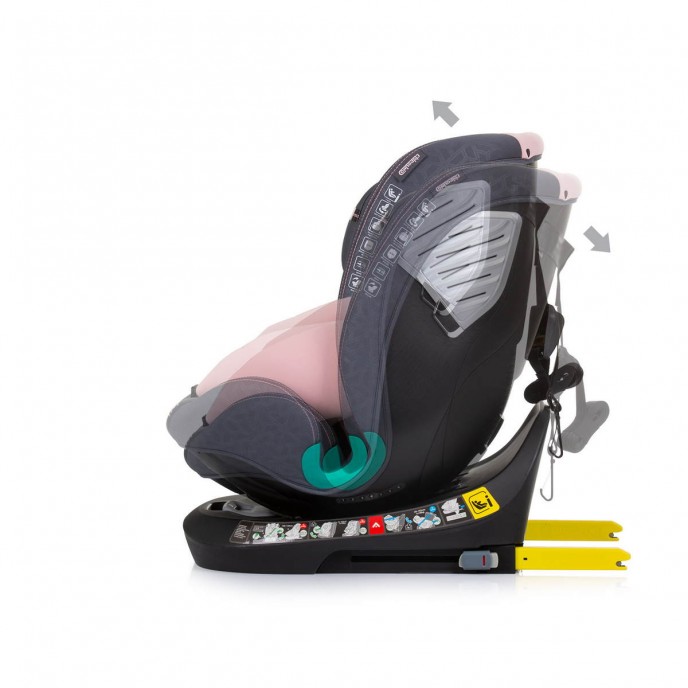 Chipolino Carseat I-Size ISOfix 360 Supreme Flamingo (40-150cm)