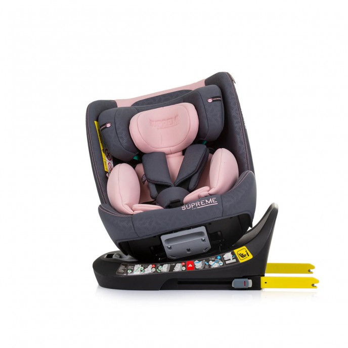 Chipolino Carseat I-Size ISOfix 360 Supreme Flamingo (40-150cm)