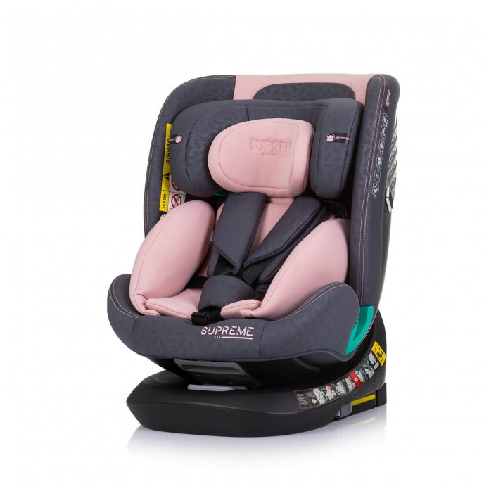 Chipolino Carseat I-Size ISOfix 360 Supreme Flamingo (40-150cm)