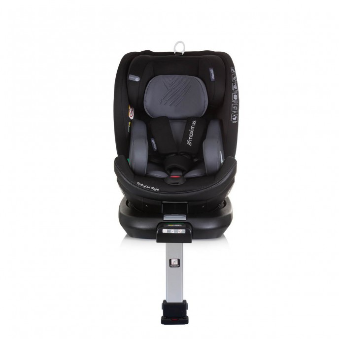 Chipolino Carseat I-Size ISOfix 360 Maximus Obsidian (40-150cm)