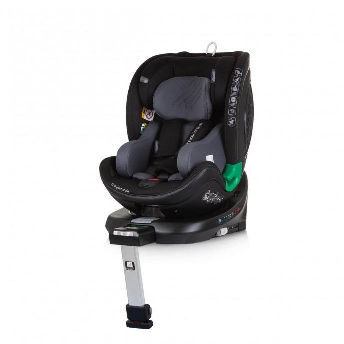 Chipolino Carseat I-Size ISOfix 360 Maximus Obsidian (40-150cm)