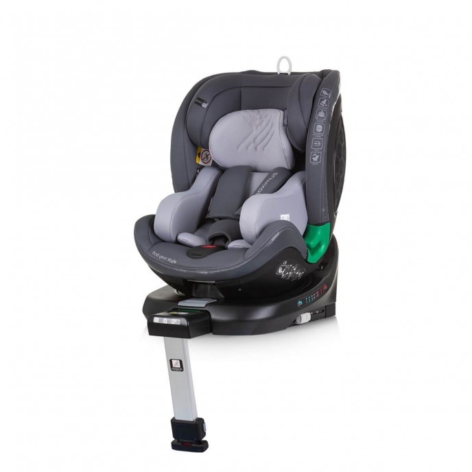 Chipolino Carseat I-Size ISOfix 360 Maximus Granite (40-150cm)