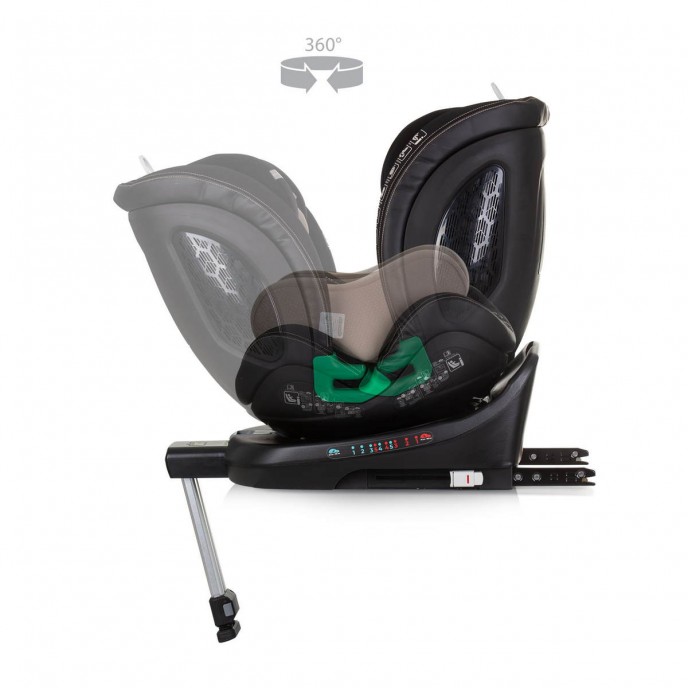 Chipolino Carseat I-Size ISOfix 360 Maximus Macadamia (40-150cm)