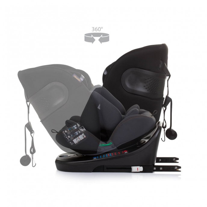 Chipolino Carseat I-Size ISOfix 360 Motion Obsidian (40-150cm)