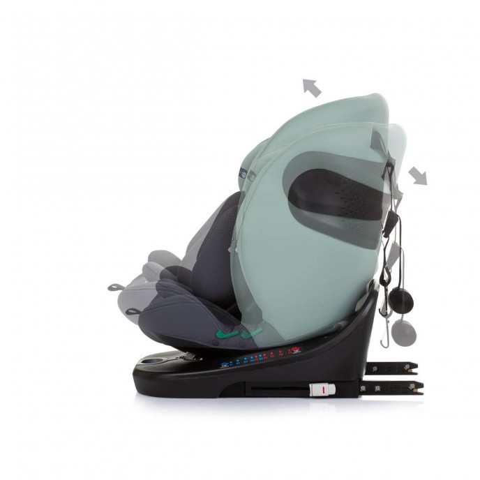 Chipolino Carseat I-Size ISOfix 360 Motion Pastel Green (40-150cm)