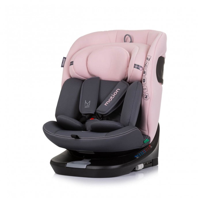 Chipolino Carseat I-Size ISOfix 360 Motion Flamingo (40-150cm)