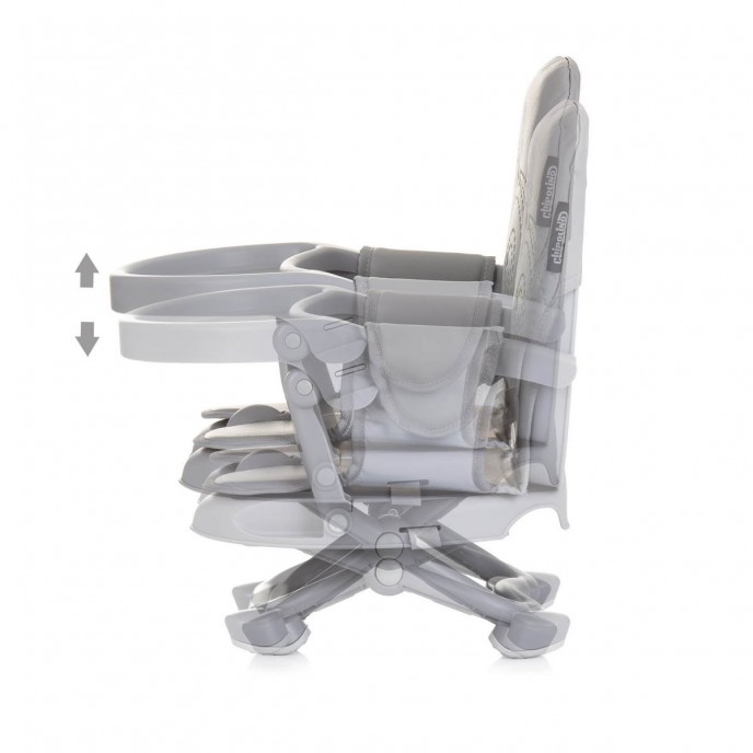 Chipolino Booster Chair Lollipop Ash Grey