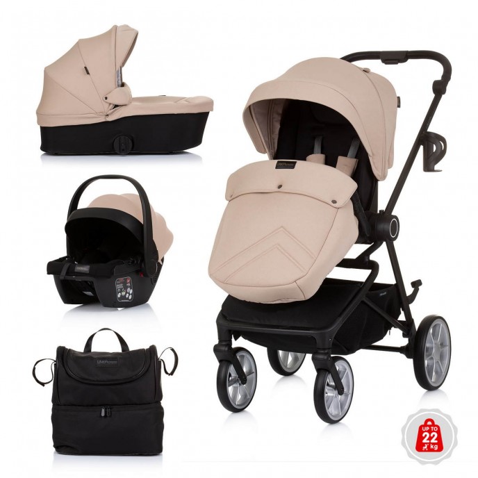 Chipolino Travel System Linea Macadamia