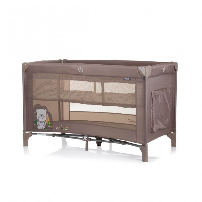 Chipolino Travel Cot Ariel Macadamia