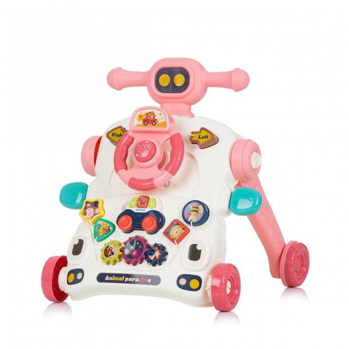 Chipolino Activity Walker 3 in 1 Car Pink