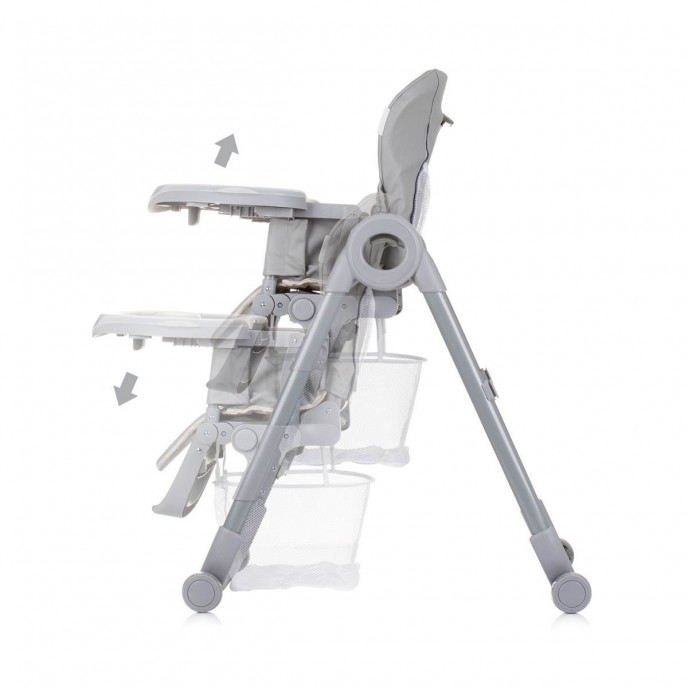 Chipolino Highchair Masterchef Pure Grey