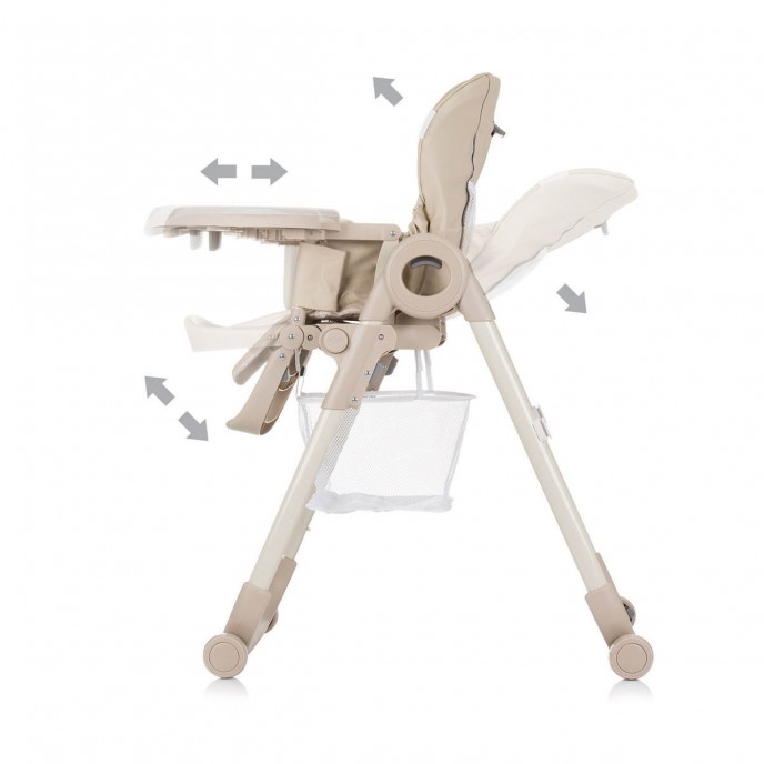 Chipolino Highchair Masterchef Pure Beige