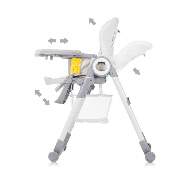 Chipolino Highchair Masterchef Ash Grey