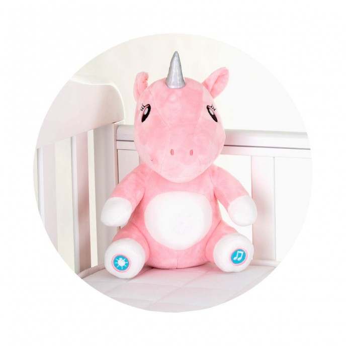 Chipolino Plush Night Light with Music Unicorn