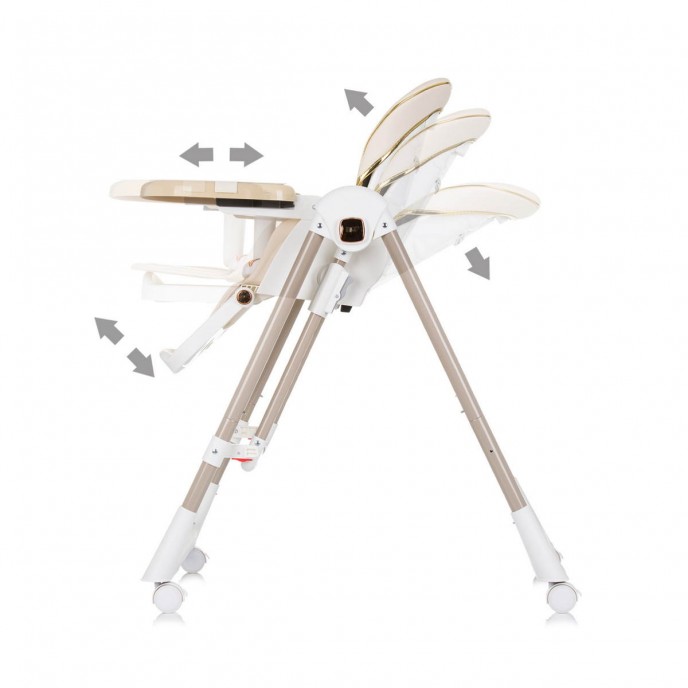 Chipolino Highchair and Swing Milkshake Macadamia