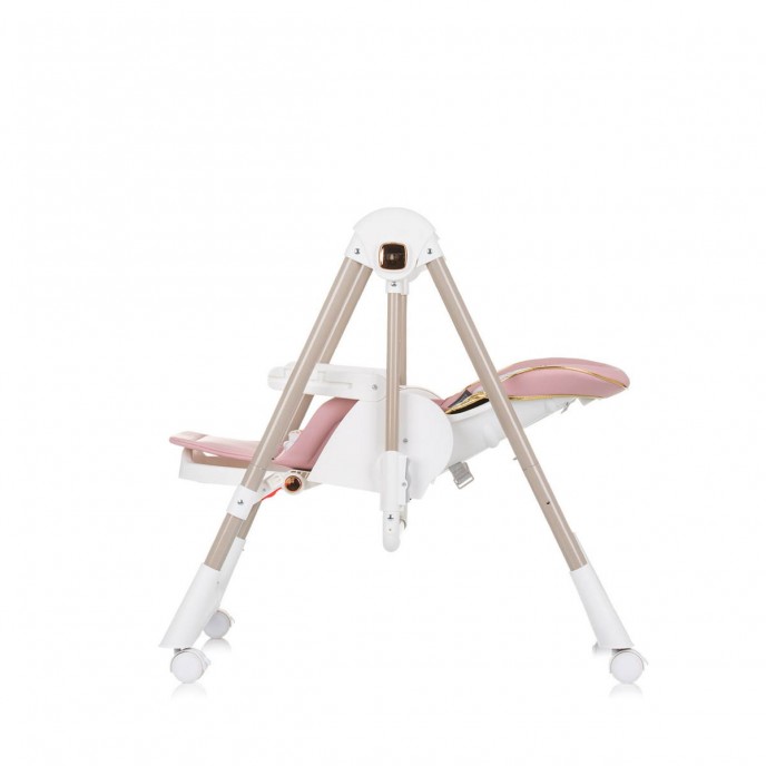 Chipolino Highchair and Swing Milkshake Flamingo