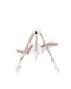 Chipolino Highchair and Swing Milkshake Flamingo