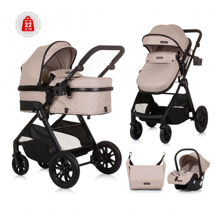 Chipolino Travel System Harmony Macadamia