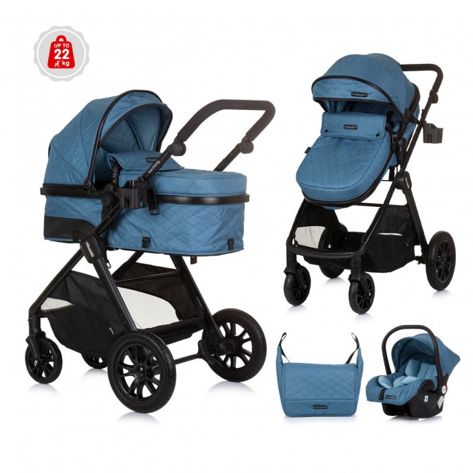 Chipolino Travel System Harmony Blue